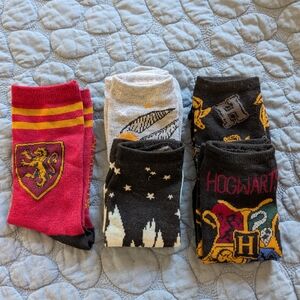 NWOT Harry Potter Sock Bundle Size Small